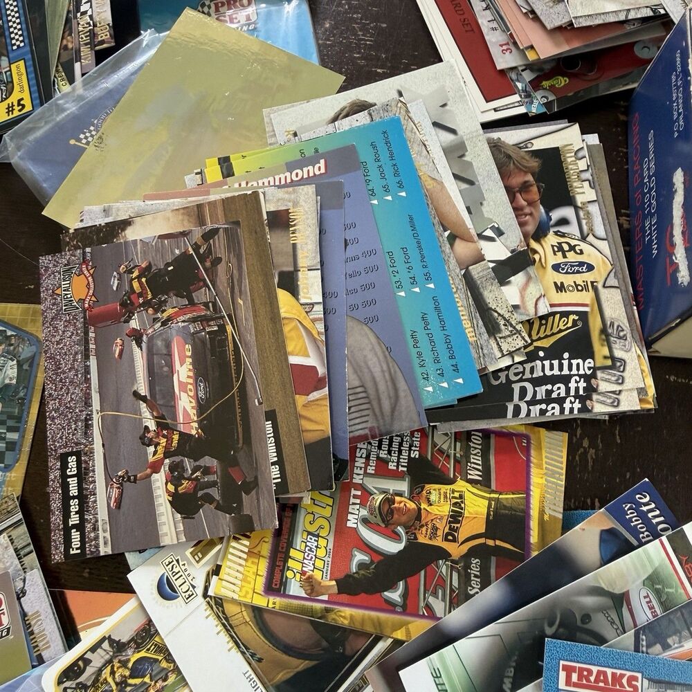 400 Vintage NASCAR Cards Lot Richard Petty Dale Jarrett Rusty Wallace Kenseth - Picture 10 of 12
